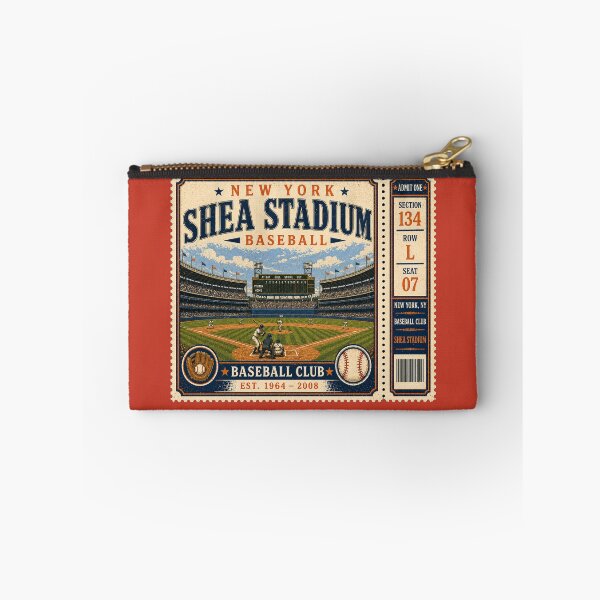 Item preview, New York Baseball Vintage Ticket Stub Shea Stadium Retro Classic Ballpark Design designed and sold by GhostDawgs.