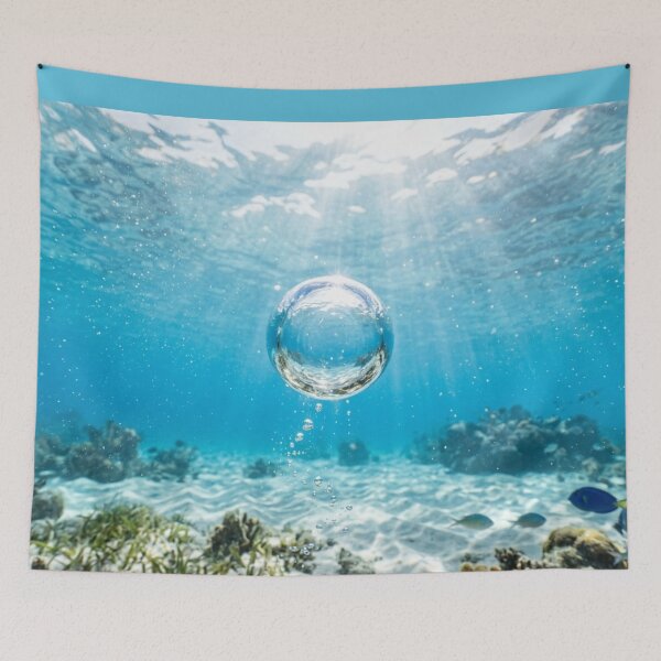 Item preview, Air bubble under clear water designed and sold by Malisa345.