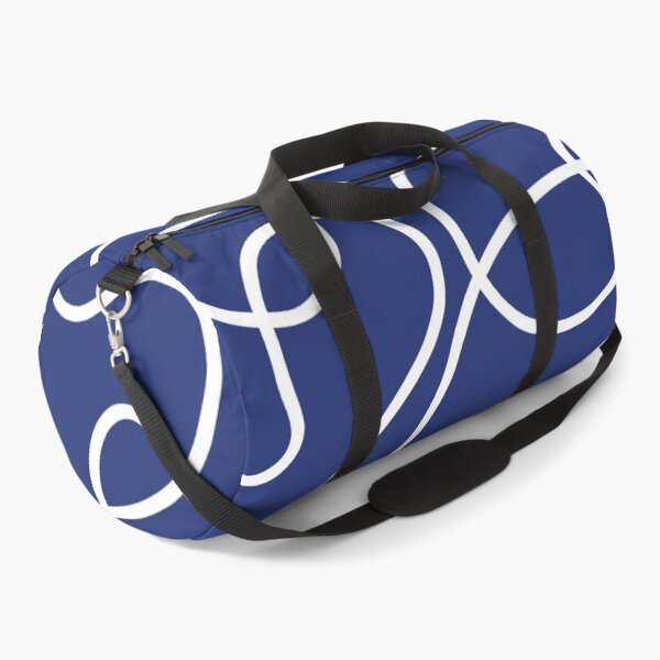 Item preview, Blue and White Dancing Lines designed and sold by tonymagnerart.