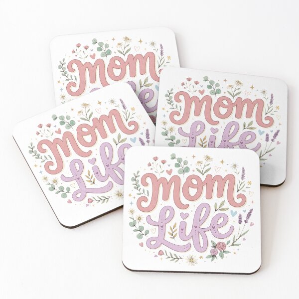 Item preview, Mom Life Floral Design, Cute Motherhood Quote, Aesthetic Mom Gift, Mothers Day Shirt, Soft Pastel Mom Design designed and sold by PlumArtDesign.