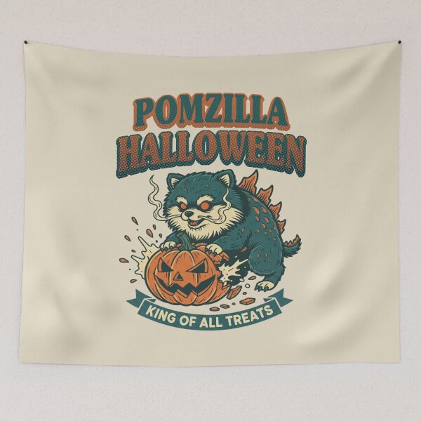 Item preview, Pomzilla Halloween: King of All Treats. designed and sold by EunsooLee.