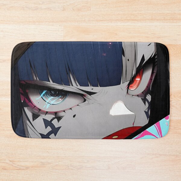 Item preview, Dark Anime Duality Girl – Demon Yokai Cyberpunk Split Face, Glitch Horror Aesthetic Art designed and sold by Dyan4.