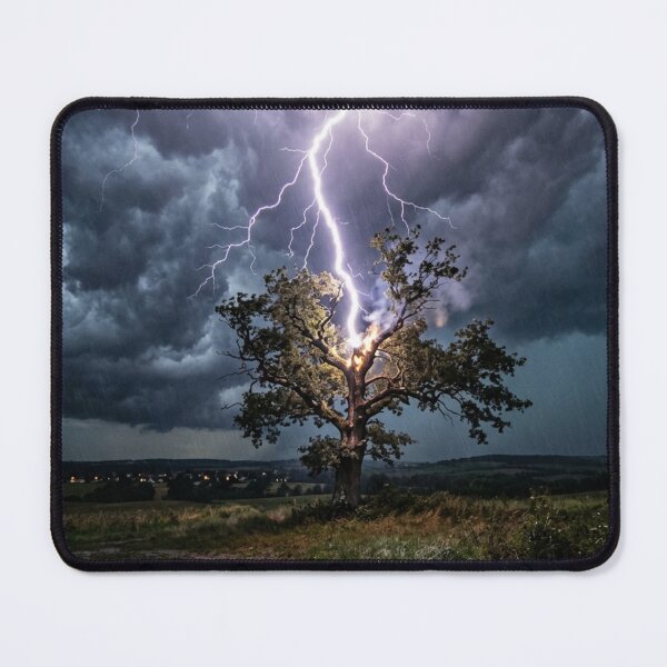Item preview, Isolated tree struck by lightning designed and sold by Malisa345.