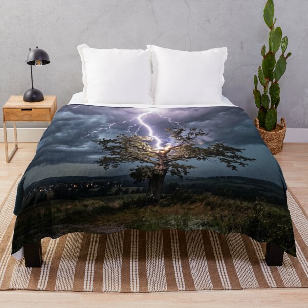 Item preview, Isolated tree struck by lightning designed and sold by Malisa345.