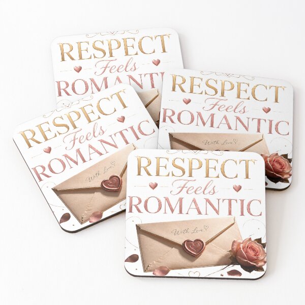 Item preview, Respect Feels Romantic Elegant Love Letter Heart Design designed and sold by JagrDesigns.