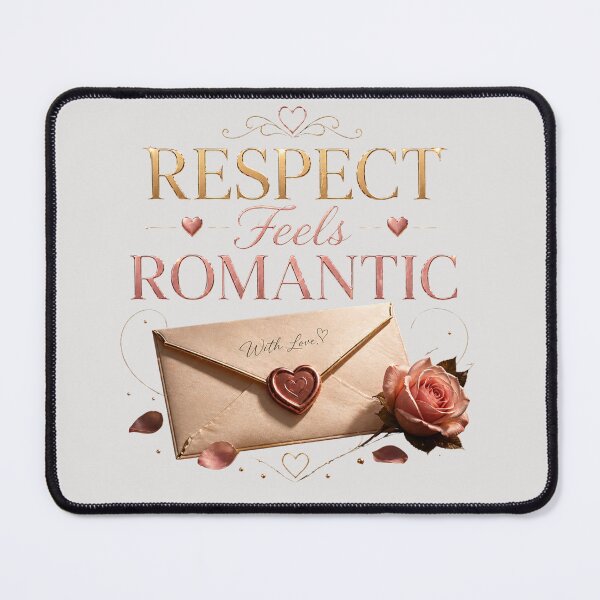 Item preview, Respect Feels Romantic Elegant Love Letter Heart Design designed and sold by JagrDesigns.