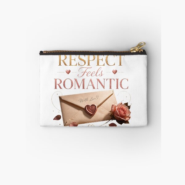 Item preview, Respect Feels Romantic Elegant Love Letter Heart Design designed and sold by JagrDesigns.