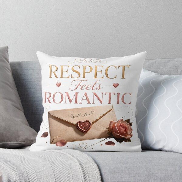 Item preview, Respect Feels Romantic Elegant Love Letter Heart Design designed and sold by JagrDesigns.