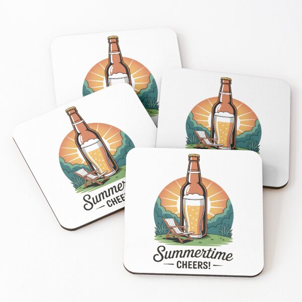 Artikelvorschau, Sommerzeit! Bierflasche und Bierglas entworfen und verkauft von Museum Of Non-Existing Art.