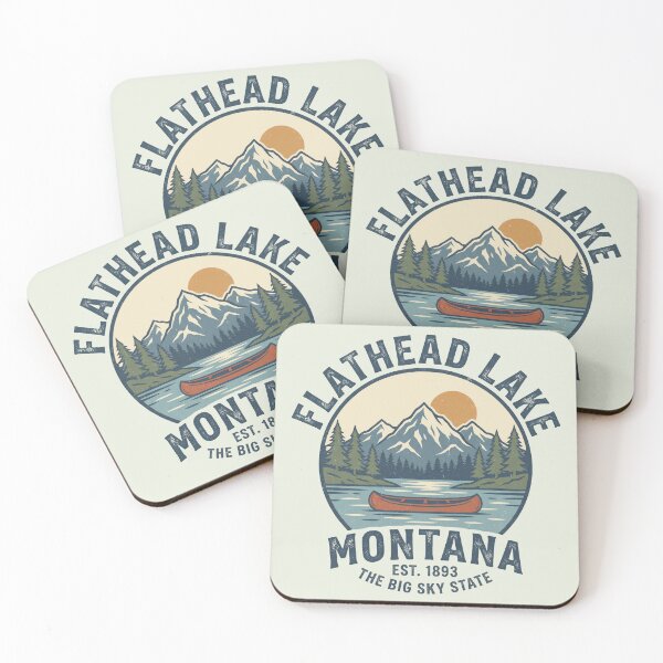 Item preview, Flathead Lake Montana The Big Sky State  designed and sold by Milasneeze.