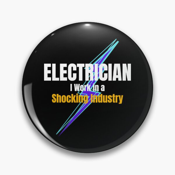 Item preview, Electrician I Work in a Shocking Industry | Funny Electrician Gift | Trades Gift designed and sold by TheOmniaMarket.