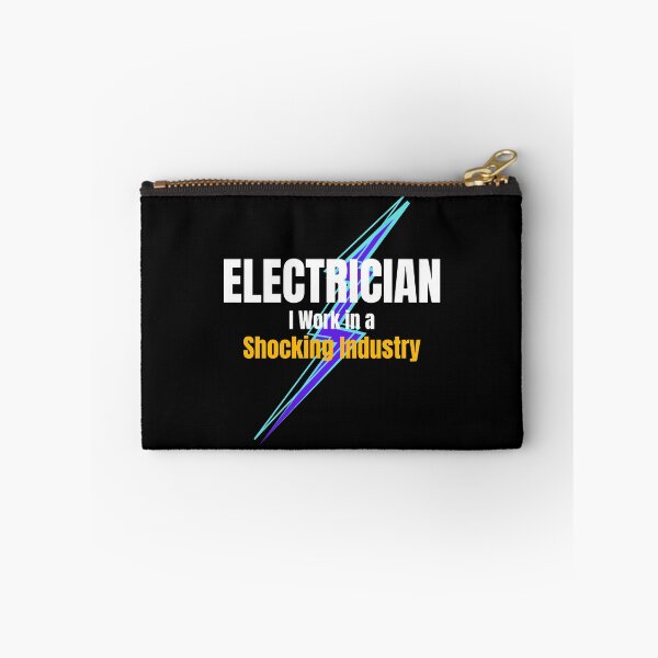 Item preview, Electrician I Work in a Shocking Industry | Funny Electrician Gift | Trades Gift designed and sold by TheOmniaMarket.