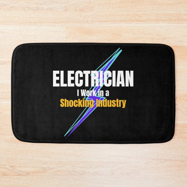 Item preview, Electrician I Work in a Shocking Industry | Funny Electrician Gift | Trades Gift designed and sold by TheOmniaMarket.