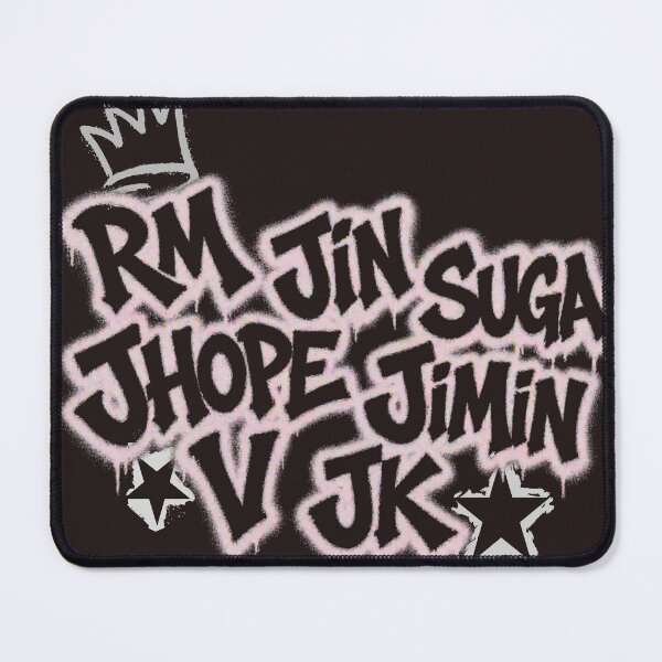 Item preview, BTS stage names fanchant designed and sold by ARMYPLUGCO.