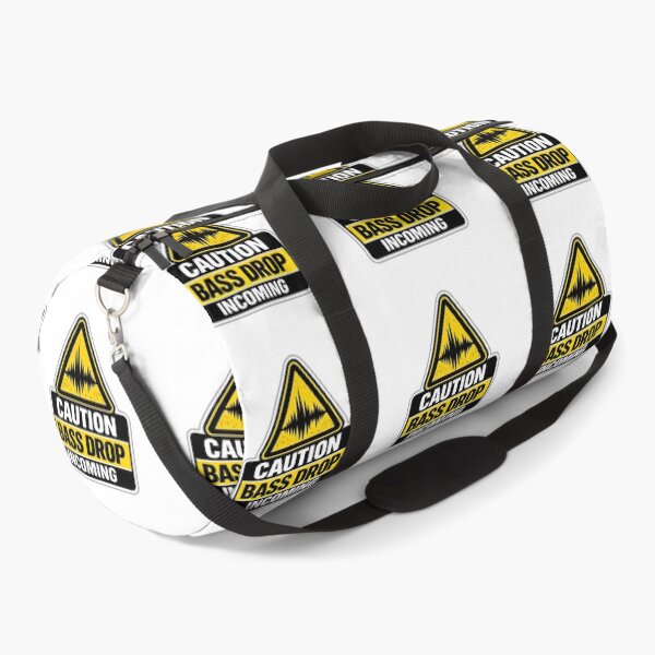 Item preview, Caution Bass Drop Incoming Rave Warning designed and sold by ZenRave Designs.