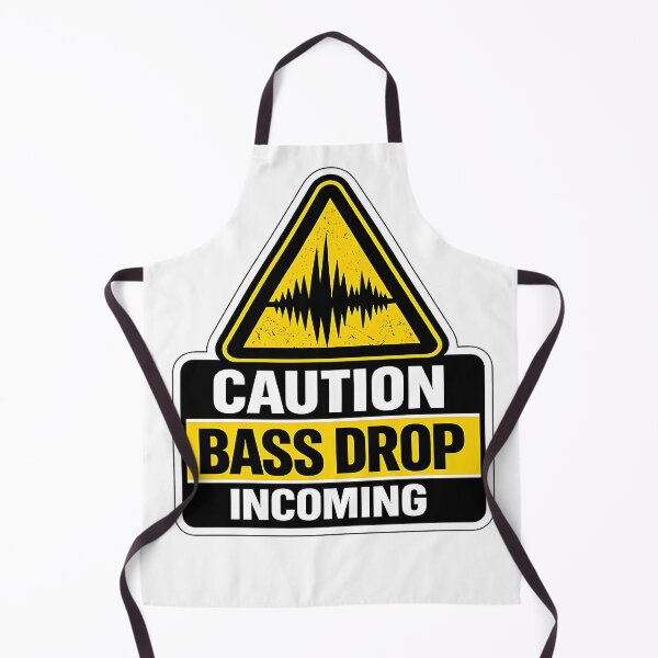 Item preview, Caution Bass Drop Incoming Rave Warning designed and sold by ZenRave Designs.