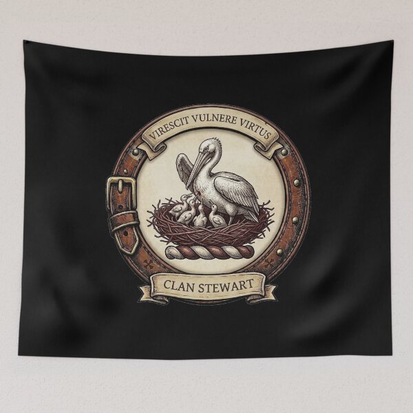 Item preview, Clan Stewart Crest designed and sold by BagTown Clans.