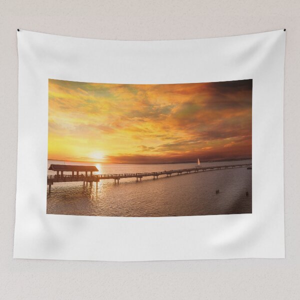 Item preview, Golden sunset along Boulevaard Park in Bellingham Bay Washington designed and sold by davidgnsx1.