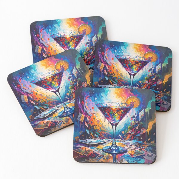 Artikelvorschau, Psychedelic Memories Martini entworfen und verkauft von Lee Hiller Designs.