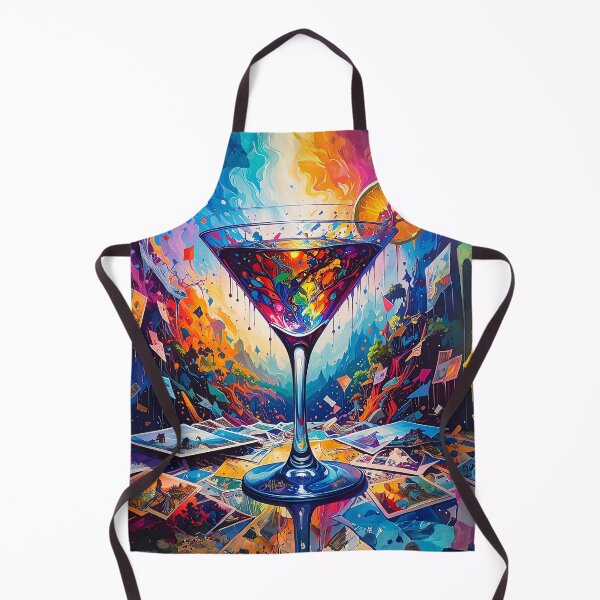 Artikelvorschau, Psychedelic Memories Martini entworfen und verkauft von Lee Hiller Designs.