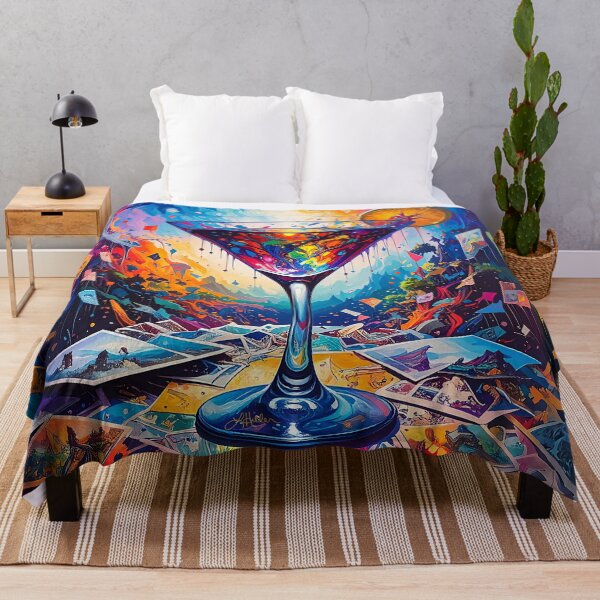 Item preview, Psychedelic Memories Martini designed and sold by Lee Hiller Designs.