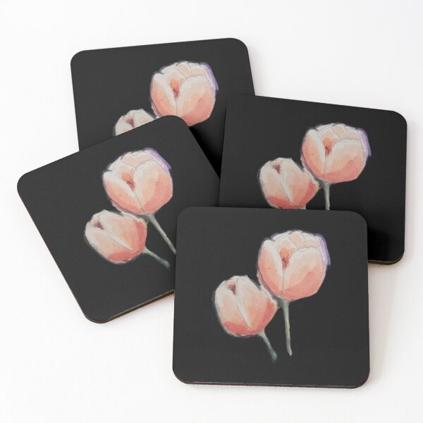 Item preview, Midnight Coral Blooms designed and sold by Lush Brush & Line.