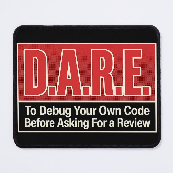 Item preview, D.A.R.E. Debug Your Own Code Funny Programmer Sticker | Coding Humor Dev Gift designed and sold by Urben Loop.