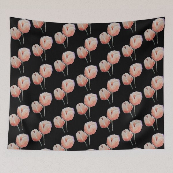 Item preview, Midnight Coral Blooms designed and sold by Lush Brush & Line.