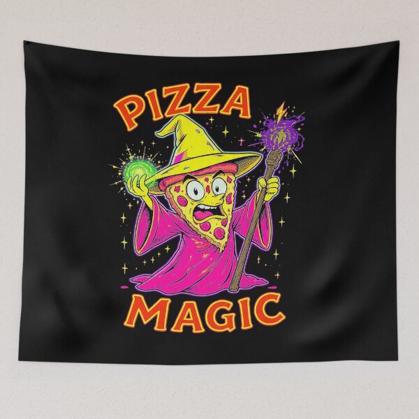 Item preview, Pizza Magic Wizard Slice Funny Pizza Lover Gift designed and sold by PixelQ.
