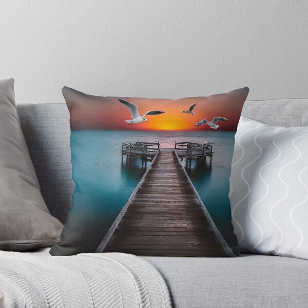 Item preview, Morning Sunrise Glow – Peaceful Ocean & Sky Wall Art Photography by DBM PhotoArt  designed and sold by DBM Photo Gallery 1.
