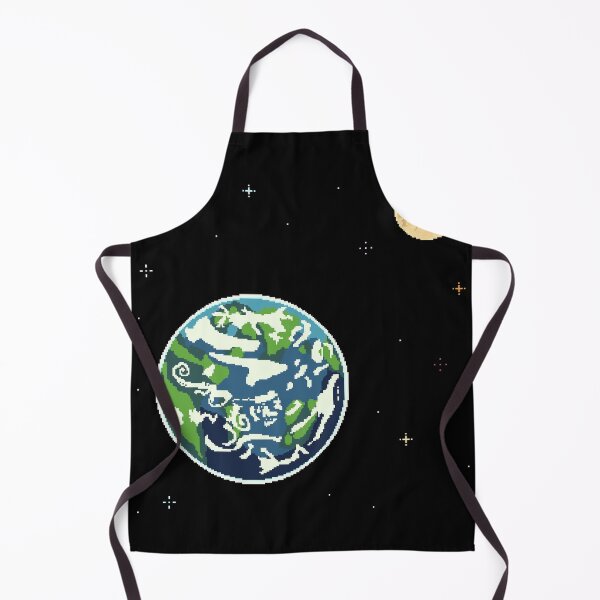 Item preview, Pixel Earth in Space designed and sold by CuteArtKawaii.