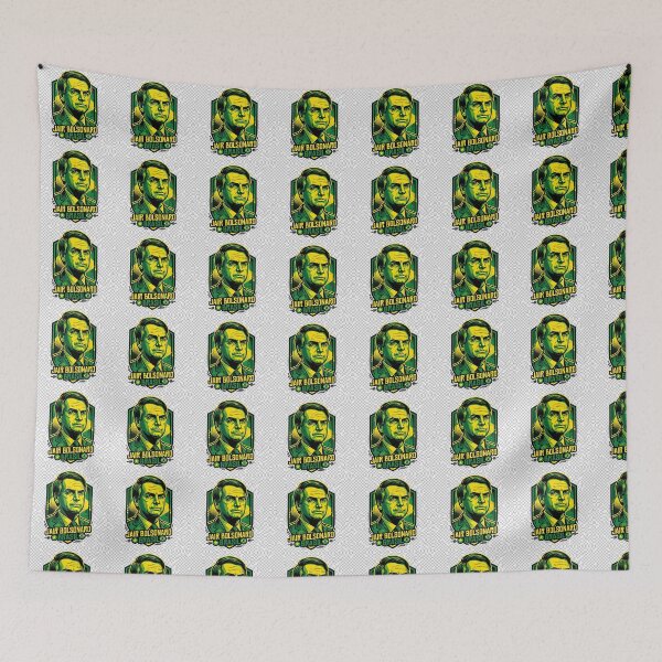 Item preview, Brazil Political Style Sticker | Minimal Vector Caricature Vinyl Cut Design designed and sold by DarioTactical.