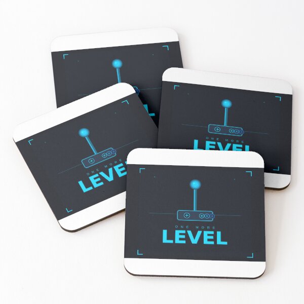 Item preview, One More Level | Neon Retro Gaming Sticker designed and sold by start-tool.
