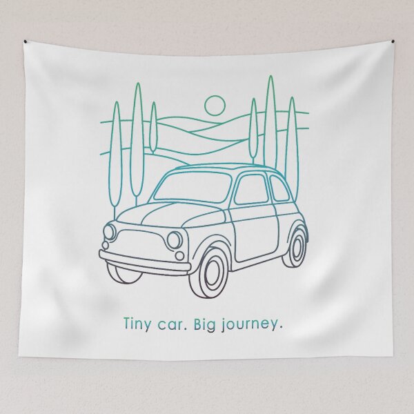 Item preview, Tiny Car – Big Journey designed and sold by Herzbaumatelier.