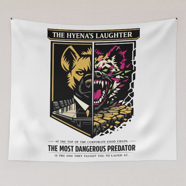 Item preview, Hyena’s Laughter Corporate Predator Duality designed and sold by WildlifeInc.