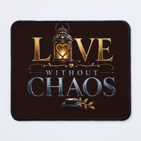Item preview, Love Without Chaos Calm Heart Peaceful Relationship Design designed and sold by JagrDesigns.
