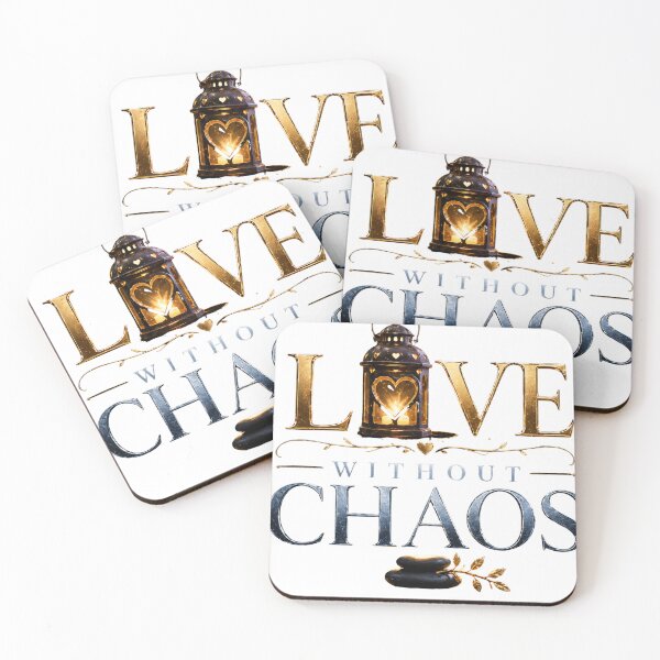 Aperçu de l'œuvre L'amour sans chaos, un cœur calme, une relation paisible créée et vendue par JagrDesigns.
