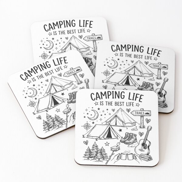 Item preview, Camping Life Adventure Under the Stars designed and sold by colorsartss.