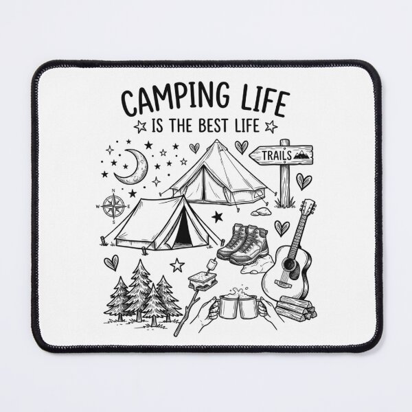 Item preview, Camping Life Adventure Under the Stars designed and sold by colorsartss.