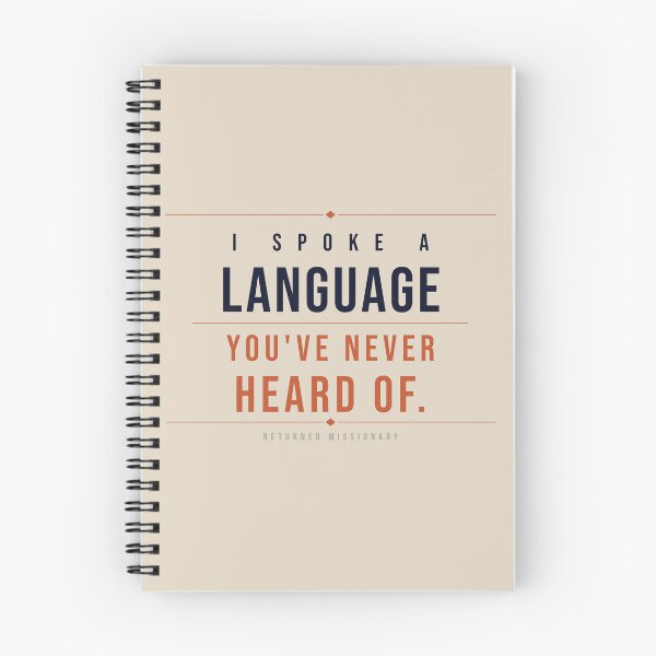 Item preview, I Spoke a Language You’ve Never Heard Of LDS Shirt | Missionary Humor Tee | Returned Missionary Gift | Light Shirt Edition designed and sold by Willow Place Design.