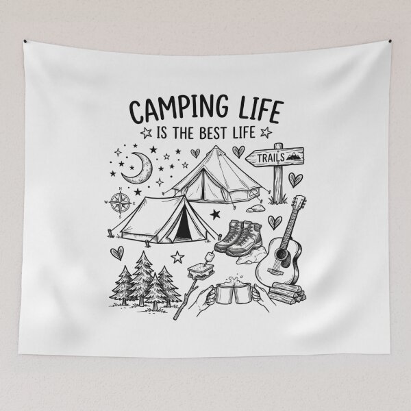 Item preview, Camping Life Adventure Under the Stars designed and sold by colorsartss.