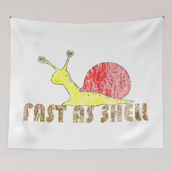 Item preview, Funny Snail Pun Graphic - Fast As Shell designed and sold by ChR-oman.