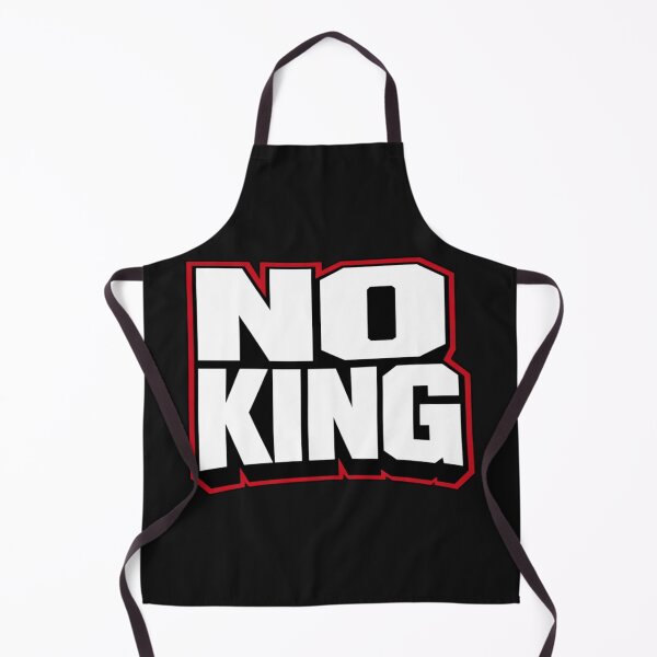 Item preview, NO KING Anti-Monarchy Political Statement designed and sold by Tsugraf Designs.