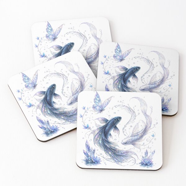 Item preview, Celestial Koi Fish Butterfly Fusion designed and sold by KireaDesigns.