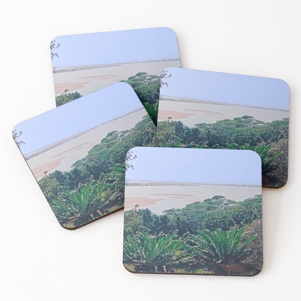 Item preview, Overlook of Amatikulu River mouth and Indian Ocean designed and sold by JaneFlowersAfrica.