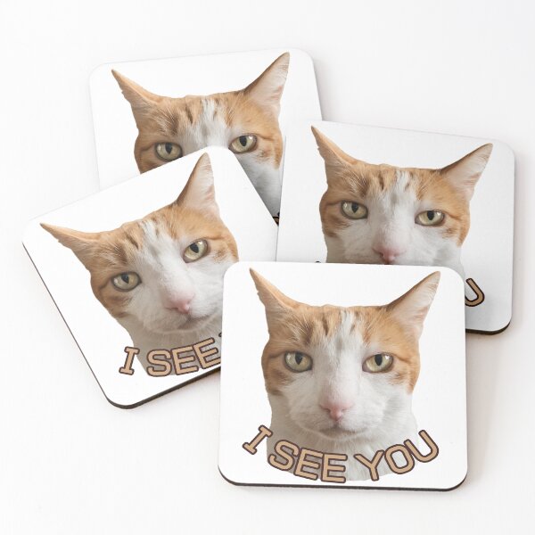 Item preview, I See You Cat Face designed and sold by AnaPixMar.