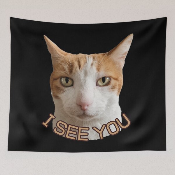 Item preview, I See You Cat Face designed and sold by AnaPixMar.