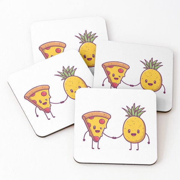 Item preview, Cute Pizza and Pineapple Best Friends Handshaking designed and sold by kjpwr.