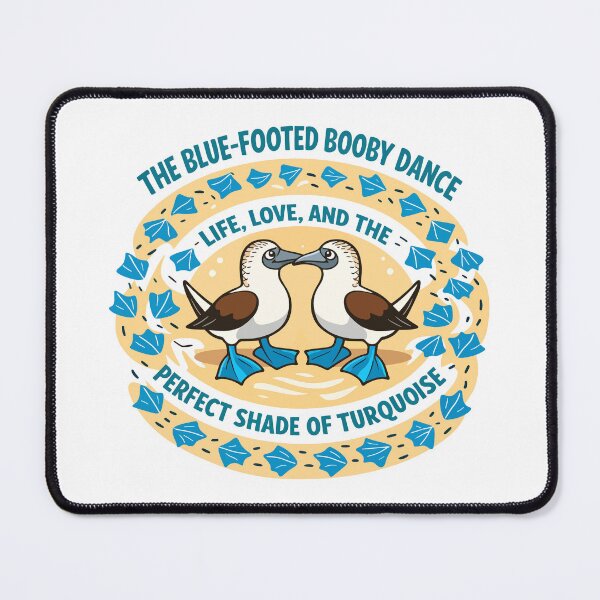 Item preview, Blue Footed Booby Dance Turquoise Courtship Art designed and sold by WildlifeInc.