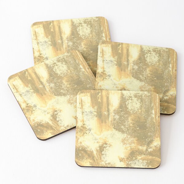 Item preview, Modern Golden Painterly Abstract Pattern - Fiorart Studio designed and sold by Fiorart Studio .
